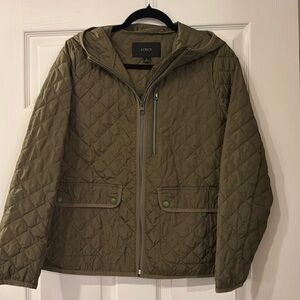 JCrew Field Jacket Small Olive Green